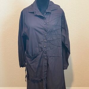 Classic Black Trench Coat Krista Larson